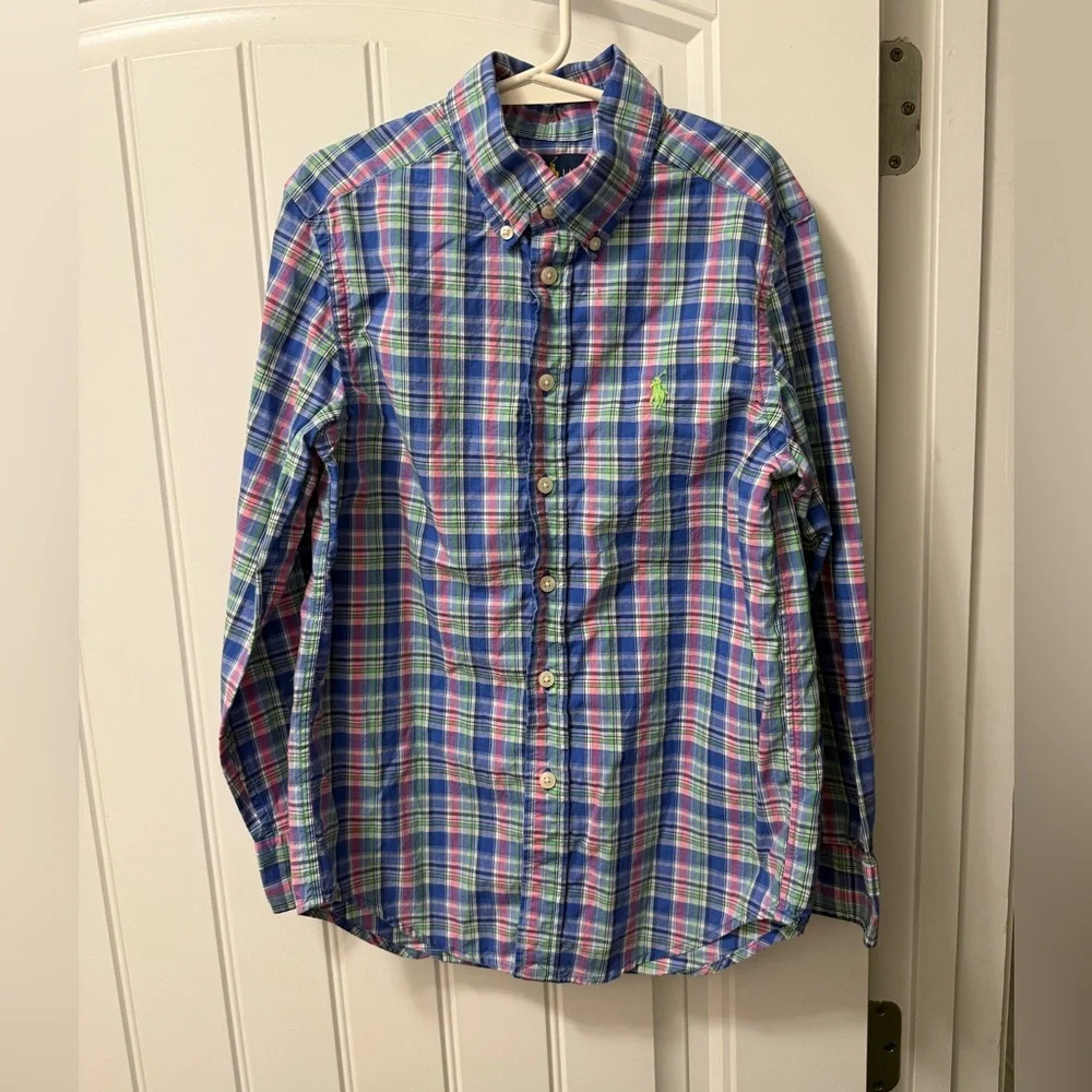 Ralph Lauren Multicolor Plaid Button-Down Shirt